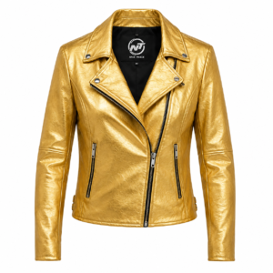 Golden Leather Jacket