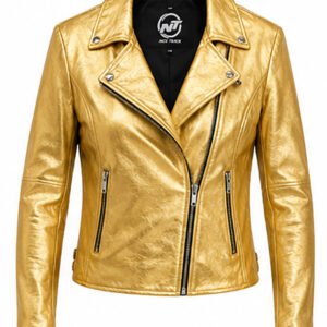 Golden Leather Jacket