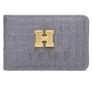 Woman's Luxury Crocodile Pattern Leather Wallet