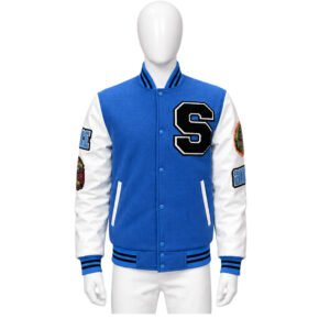 Blue & White Varsity Jacket